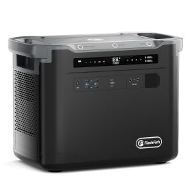 FF Flashfish 1997Wh Portable Power Station , 2000W LFP Solar Generator, Full Charge in 1.5 H, Solar Powered Generator for Home Backup Travel Hunting (