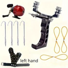 11pcs fish shooting set, iron catapult fishing slingshot scroll - high-power slingshot fishing gear and shooting ability - long-lasting performance an
