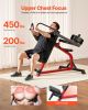 Incline Chest Fly and Rear Delt Fly Machine, 450 LBS Chest Machine, Adjustable Fitness Chest Bench Set, Home Gym Equipment for Upper Body Strength Tra