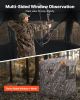 Hunting Blind, 2-3 Person Thermal Ground Blinds with Tri-Leg Chair and Carrying Bag, Portable Camouflage Tent, Durable Concealed Shelter with Silent Z