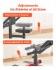 Seated Dip Machine, Tricep Bicep Press Down Machine with Cable Bar, Adjustable Seat, and Backrest, Exercise Equipment for Chest Training, Upper Body P