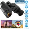 Portable HD Binoculars with FMC Lens Low Light Night Vision Telescope for Bird Watching Hunting Sports Events Concerts Adventure w/ Shoulder Strap Bag