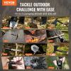 Survival Shovel Survival Axe, 16-in-1 Camping Folding Shovels with Hatchet, Stainless Steel Tactical Shovel Hatchet Combo, Multifunctional Emergency S