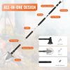 Survival Shovel Survival Axe, 16-in-1 Camping Folding Shovels with Hatchet, Stainless Steel Tactical Shovel Hatchet Combo, Multifunctional Emergency S