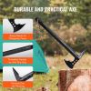 Survival Shovel Survival Axe, 28-in-1 Camping Folding Shovels with Hatchet, Stainless Steel Tactical Shovel Hatchet Combo, Multifunctional Emergency S