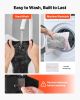 Heated Socks, 5000mAh Battery Powered, Rechargeable Heating Socks with 4 Heating Levels, Electric Heated Sock for Men Women, Foot Warmer for Hunting R