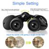 10-180X100 High-Powered Binoculars, 8-24x Magnification, 50mm Objective Lens, Low Light Night Vision, Multi-Layer Coated Aspherical Lenses, Large Fiel