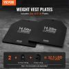 Weight Vest Plates, 14.5 LB Pairs, Premium Steel Weighted plates, Contoured Ergonomic Fit – WODs, Additional Weight for Weight Vests, for Strength Tra