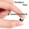 Xemussa 500pcs 6mm steel balls, iron balls, precision steel bearing balls, suitable for slingshots and bicycle bearings, durable outdoor leisure acces