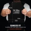 Weight Vest Plates, 14.5 LB Pairs, Premium Steel Weighted plates, Contoured Ergonomic Fit – WODs, Additional Weight for Weight Vests, for Strength Tra