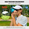 Golf Rangefinder, 900 Yards Laser Golfing Hunting Range Finder, 6X Magnification Distance Measuring, Golfing Accessory with External Magnet Mount, Hig