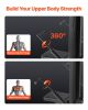 Seated Dip Machine, Tricep Bicep Press Down Machine with Cable Bar, Adjustable Seat, and Backrest, Exercise Equipment for Chest Training, Upper Body P