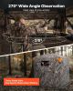 Hunting Blind, 270° See Through Ground Blind, 2-3 Person Pop Up Deer Blind for Hunting with Carrying Bag, Portable Resilient Hunting Tent, One-Way See