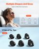 Ear Plugs for Sleeping Noise Cancelling, NRR 25 dB Reusable High Noise Reduction Earplugs, Flexible Silicone Soft Earplug with 12 Ear Tips in M / L, f
