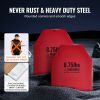 Weight Vest Plates, 8.75 LB Pairs, Premium Steel Weighted plates, Contoured Ergonomic Fit – WODs, Additional Weight for Weight Vests, for Strength Tra