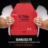 Weight Vest Plates, 8.75 LB Pairs, Premium Steel Weighted plates, Contoured Ergonomic Fit – WODs, Additional Weight for Weight Vests, for Strength Tra