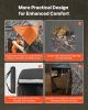 Hunting Blind, 6-7 Person, 288 Degree 5 Side See-Through Ground Blinds with Carrying Bag, Portable Camouflage Tent, Durable Concealed Shelter with Sil