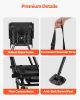 Hunting Chair, 360° Silent Swivel, Foldable Portable Blind Chair, Heavy-Duty Steel Frame Ground Stool Seat, with Armrests, Adjustable Carry Strap, Ant