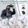 20x50 High Powered Binoculars for Adults, Waterproof Compact Binoculars with Low Light Vision for Bird Watching Hunting Football Games Travel Stargazi