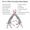 Multifuction Tool Pliers for Survival Camping Hunting and Hiking(TK Shipping)