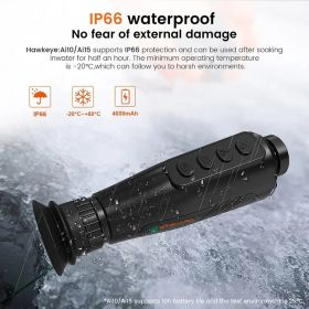 GTGUARD AI15 Thermal Monocular - 384×288 HD AMOLED, 8X Zoom, WiFi Hotspot & USB-C Rechargeable, Infrared Scope for Hunting/Outdoor, Multi-Scene Modes (Model: AI-15)