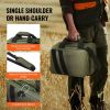 VEVOR Range Bag for 2 Pistols, Tactical Gun Bag with 2 Built-in Removable Pistol Bags & 6 Detachable Magazines, Gun Range Bag for Outdoor Hunting Shoo