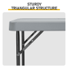 Folding Portable Fish Fillet & Hunting & Cutting Table with Sink Faucet