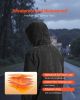 Heated Jacket for Women with 7.4V Battery, Soft Shell Electric Heating Coat, Windproof Waterproof Lightweight Outerwear with 5 Heating Zones & 3 Heat